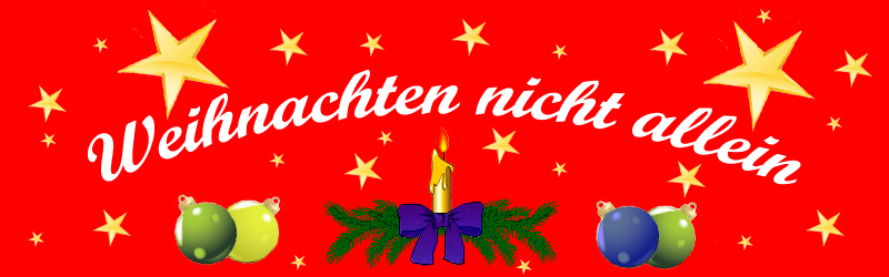 Logo Weihnachten nicht allein